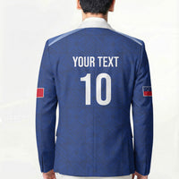 Samoa Rugby Custom Blazer Six Eight Five to The World - Pacific Motif