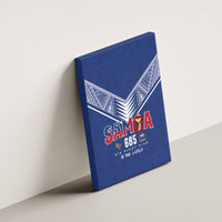 Samoa Rugby Canvas Wall Art Six Eight Five to The World - Pacific Motif
