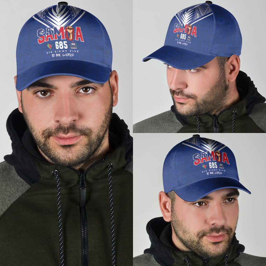 Samoa Rugby Classic Cap Six Eight Five to The World - Pacific Motif