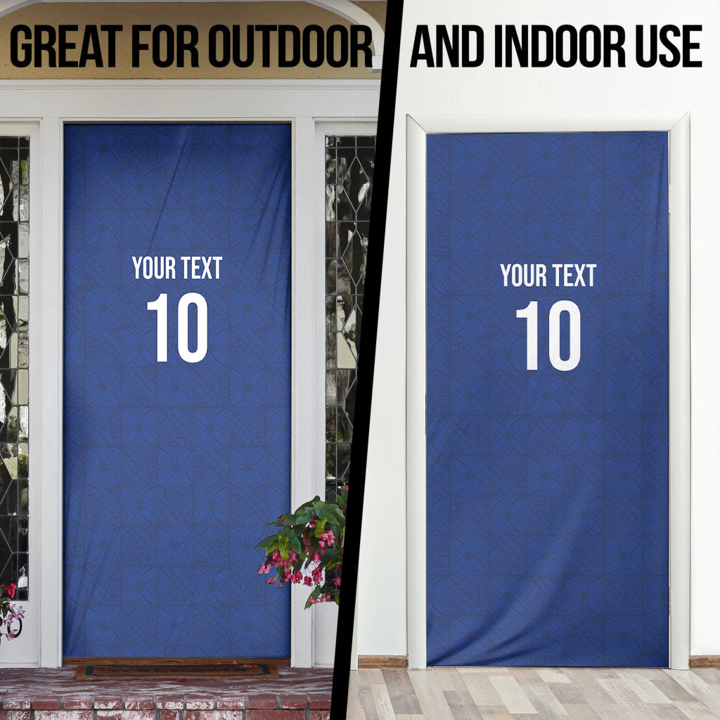 Samoa Rugby Custom Door Cover Six Eight Five to The World - Pacific Motif