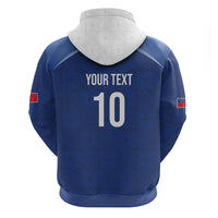Samoa Rugby Custom Hoodie Six Eight Five to The World - Pacific Motif