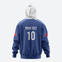 Samoa Rugby Custom Hoodie Six Eight Five to The World - Pacific Motif
