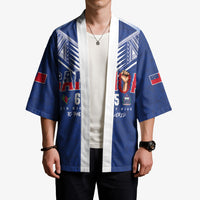 Samoa Rugby Custom Kimono Six Eight Five to The World - Pacific Motif