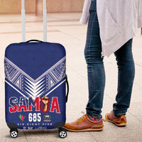 Samoa Rugby Luggage Cover Six Eight Five to The World - Pacific Motif