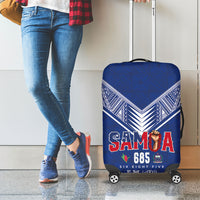 Samoa Rugby Luggage Cover Six Eight Five to The World - Pacific Motif
