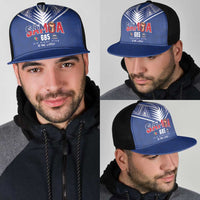 Samoa Rugby Mesh Trucker Cap Six Eight Five to The World - Pacific Motif