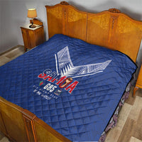 Samoa Rugby Quilt Six Eight Five to The World - Pacific Motif