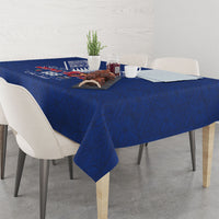 Samoa Rugby Tablecloth Six Eight Five to The World - Pacific Motif