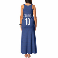 Samoa Rugby Custom Tank Maxi Dress Six Eight Five to The World - Pacific Motif