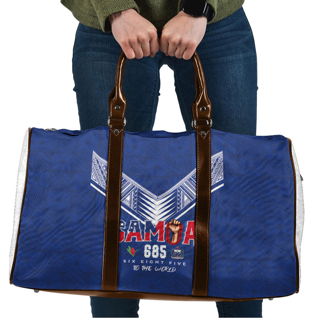 Samoa Rugby Travel Bag Six Eight Five to The World - Pacific Motif