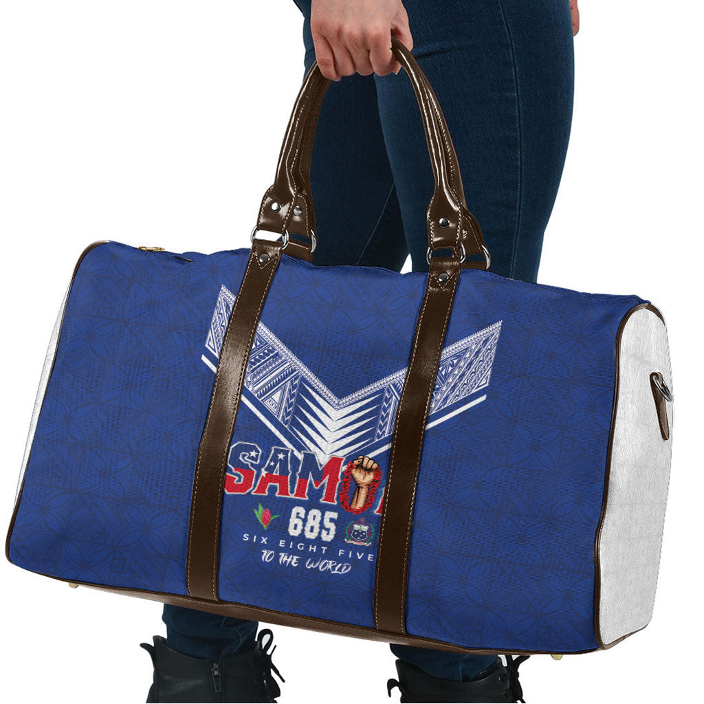 Samoa Rugby Travel Bag Six Eight Five to The World - Pacific Motif