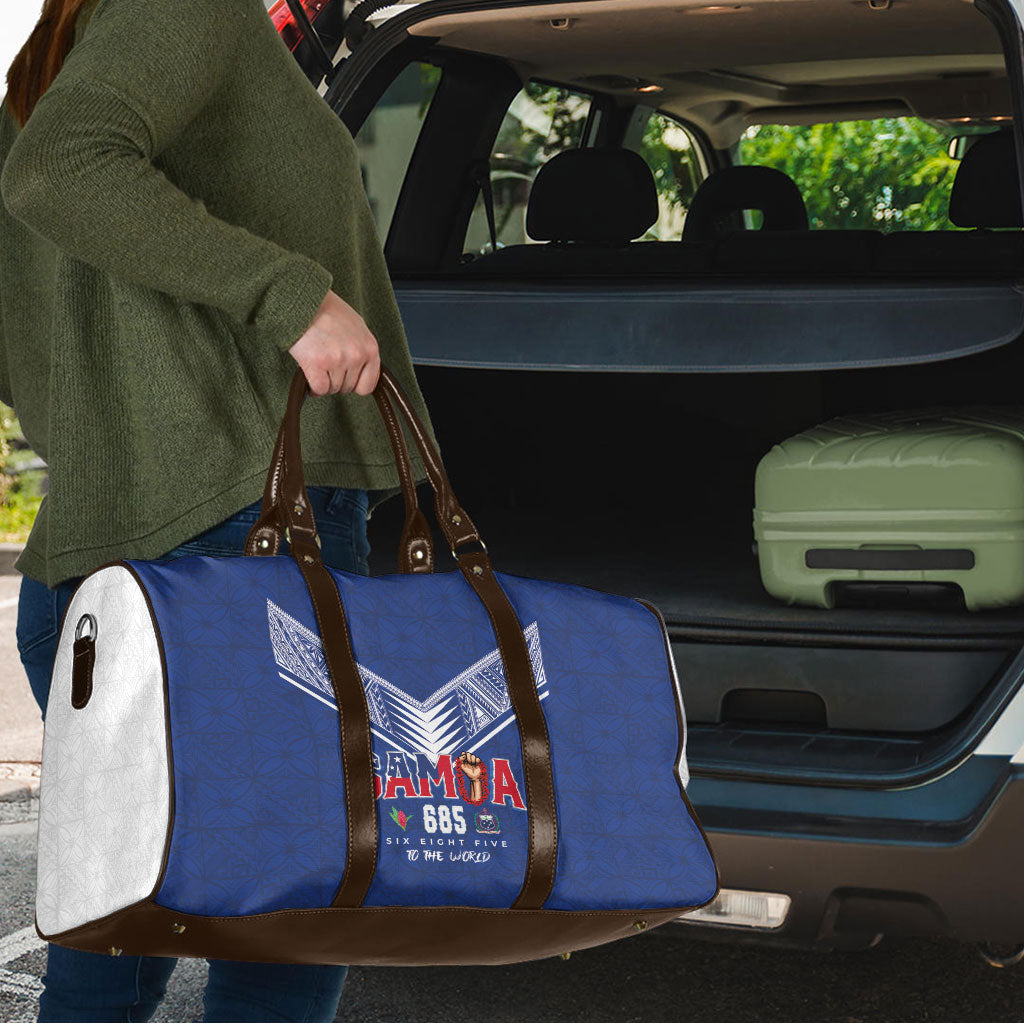 Samoa Rugby Travel Bag Six Eight Five to The World - Pacific Motif