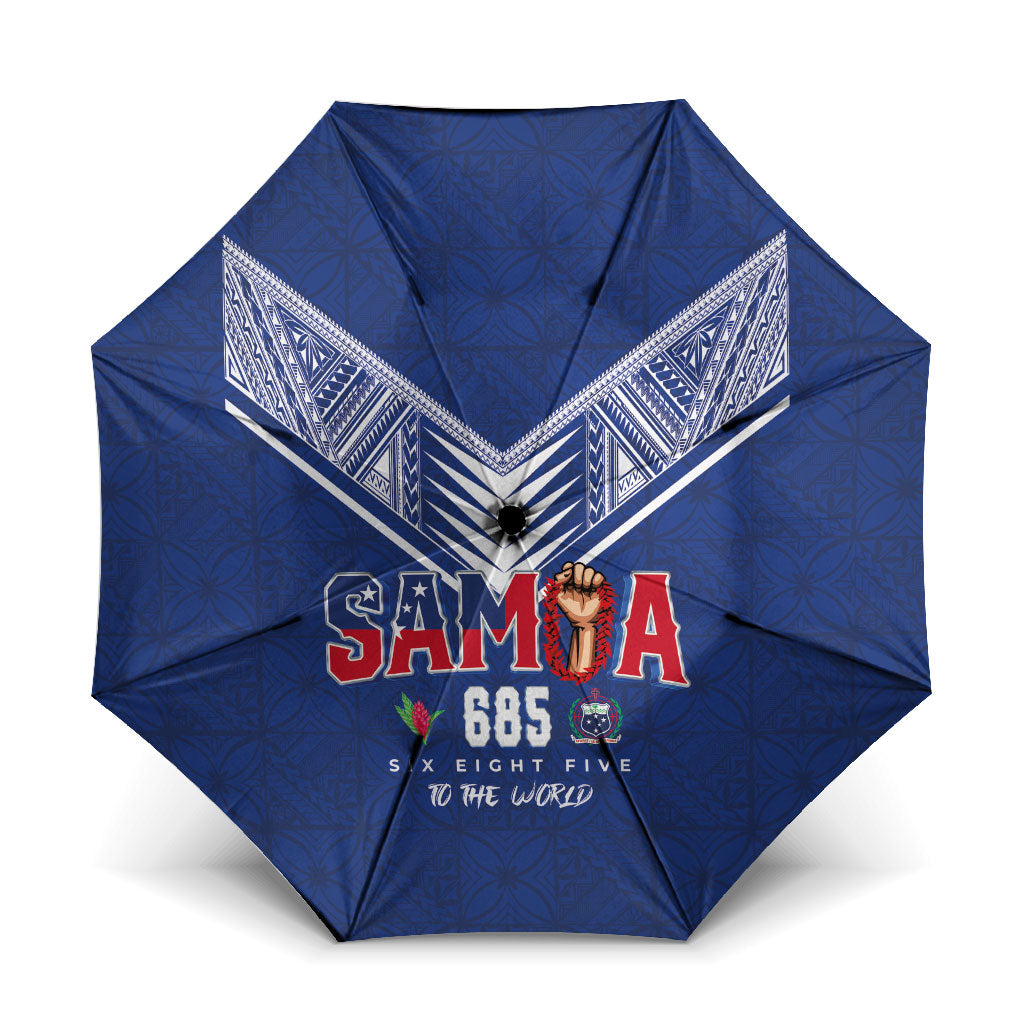 Samoa Rugby Umbrella Six Eight Five to The World - Pacific Motif