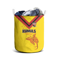 Papua New Guinea Rugby Laundry Basket Six Seven Five to The World - Melanesian Pattern