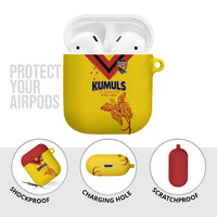 Papua New Guinea Rugby AirPods Case Six Seven Five to The World - Melanesian Pattern