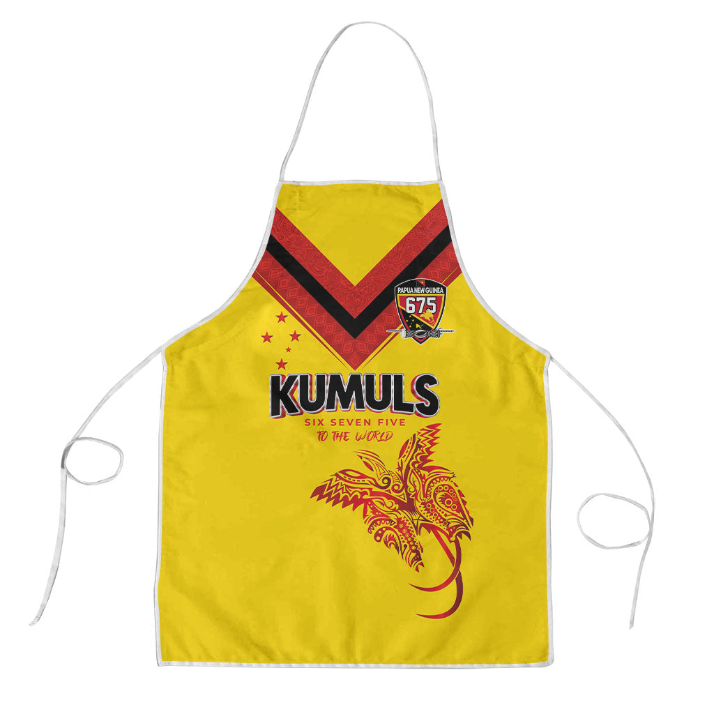 Papua New Guinea Rugby Apron Six Seven Five to The World - Melanesian Pattern LT03 Multicolor - Polynesian Pride