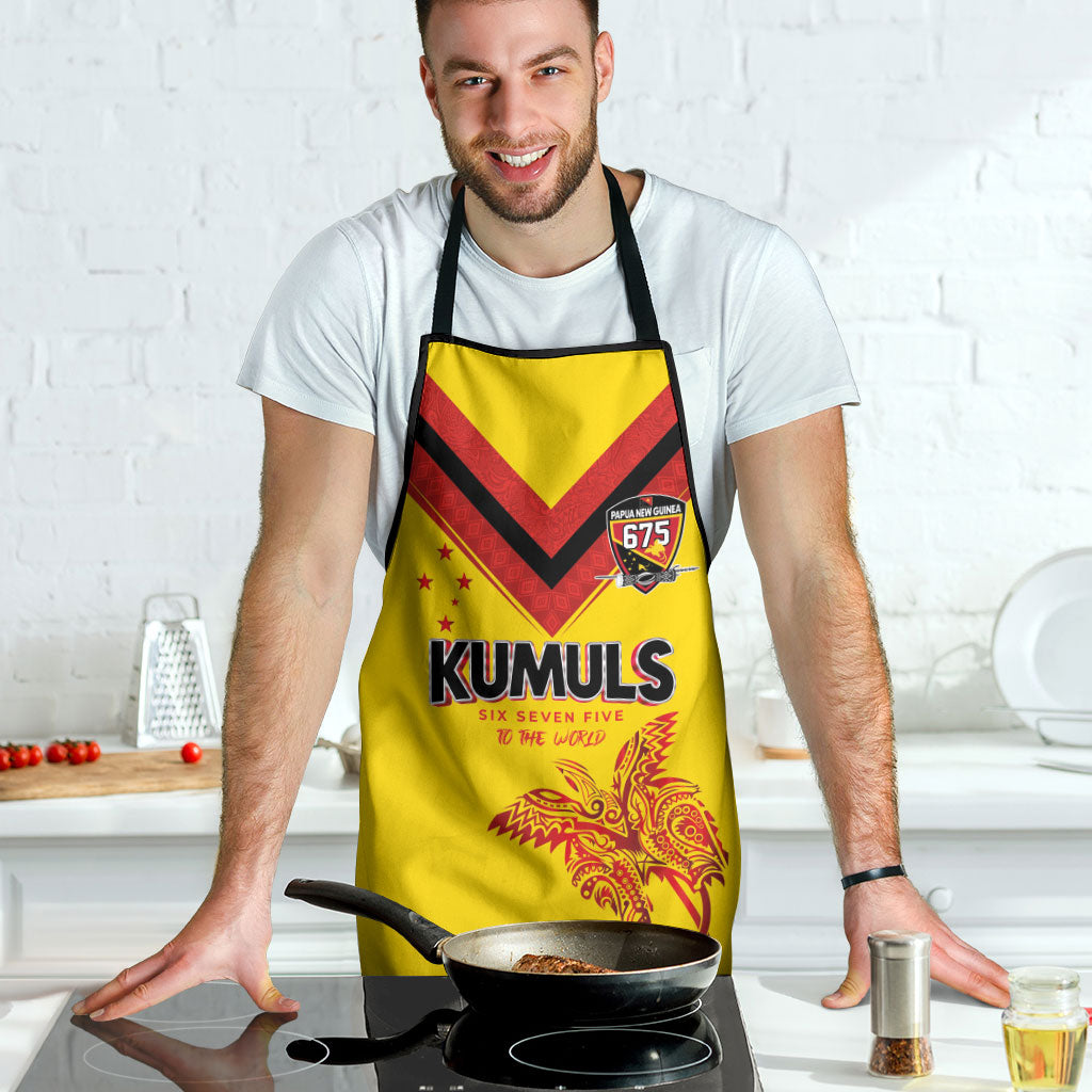 Papua New Guinea Rugby Apron Six Seven Five to The World - Melanesian Pattern