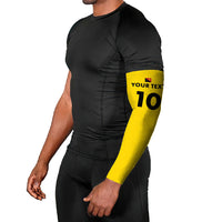 Papua New Guinea Rugby Custom Arm Sleeves Six Seven Five to The World - Melanesian Pattern