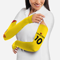 Papua New Guinea Rugby Custom Arm Sleeves Six Seven Five to The World - Melanesian Pattern