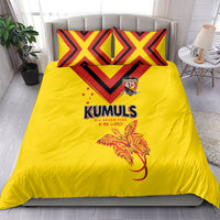 Papua New Guinea Rugby Bedding Set Six Seven Five to The World - Melanesian Pattern