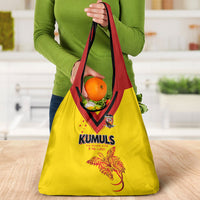 Papua New Guinea Rugby Grocery Bag Six Seven Five to The World - Melanesian Pattern