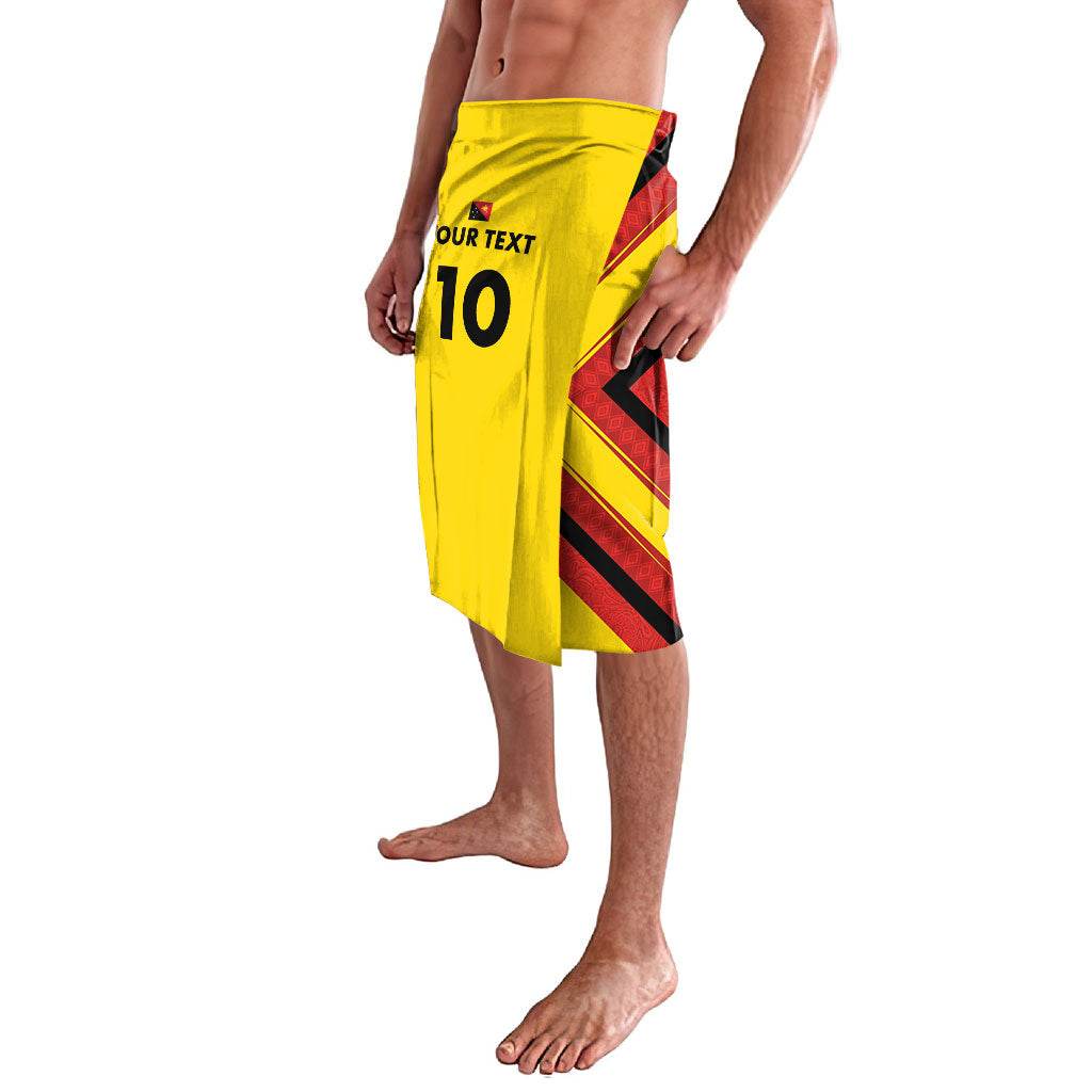 Papua New Guinea Rugby Custom Lavalava Six Seven Five to The World - Melanesian Pattern