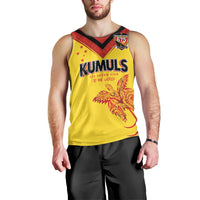 Papua New Guinea Rugby Custom Men Tank Top Six Seven Five to The World - Melanesian Pattern