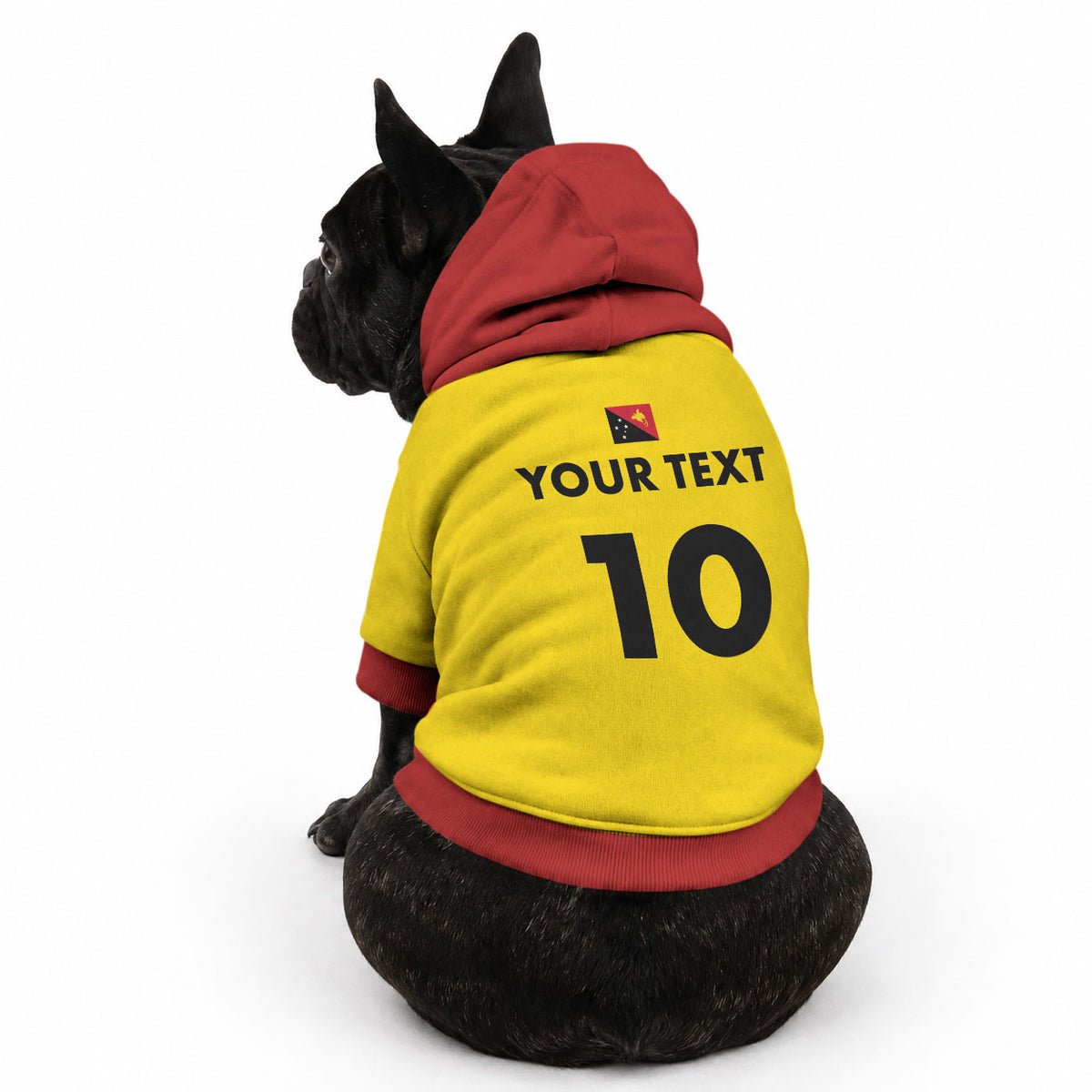 Papua New Guinea Rugby Custom Pet Hoodie Six Seven Five to The World - Melanesian Pattern