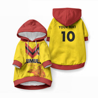 Papua New Guinea Rugby Custom Pet Hoodie Six Seven Five to The World - Melanesian Pattern