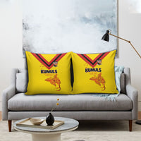 Papua New Guinea Rugby Pillow Cover Six Seven Five to The World - Melanesian Pattern