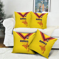 Papua New Guinea Rugby Pillow Cover Six Seven Five to The World - Melanesian Pattern
