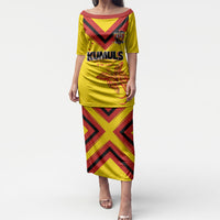 Papua New Guinea Rugby Custom Puletasi Six Seven Five to The World - Melanesian Pattern