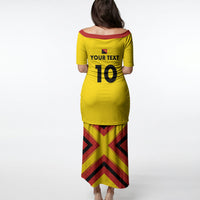 Papua New Guinea Rugby Custom Puletasi Six Seven Five to The World - Melanesian Pattern