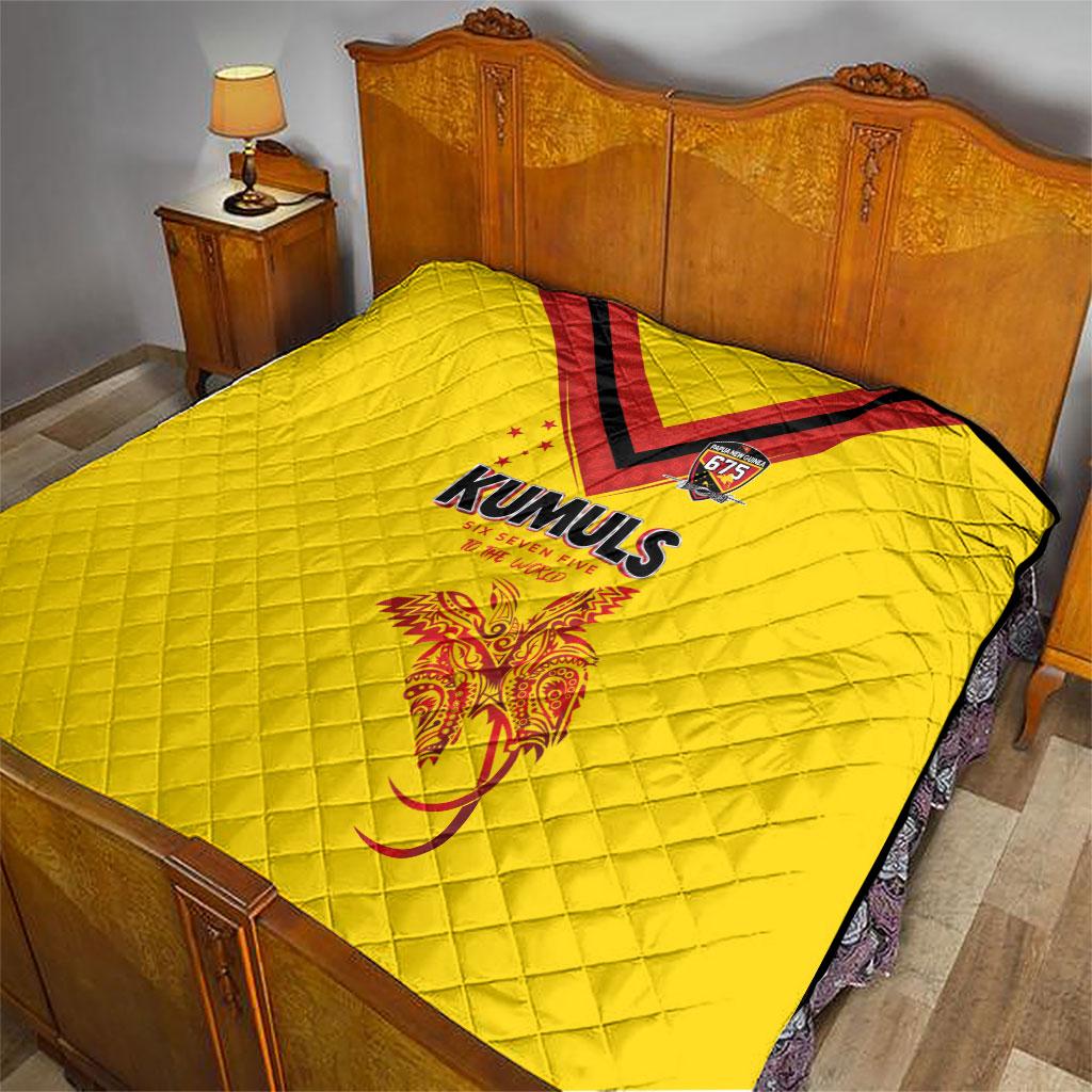 Papua New Guinea Rugby Quilt Six Seven Five to The World - Melanesian Pattern