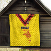 Papua New Guinea Rugby Quilt Six Seven Five to The World - Melanesian Pattern