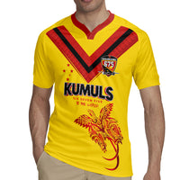 Papua New Guinea Rugby Custom Rugby Jersey Six Seven Five to The World - Melanesian Pattern