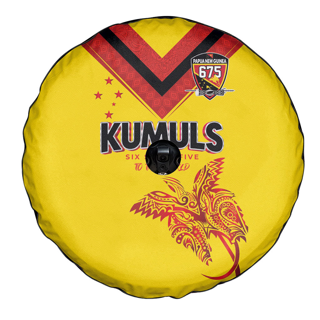 Papua New Guinea Rugby Spare Tire Cover Six Seven Five to The World - Melanesian Pattern
