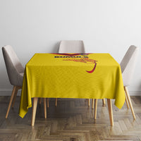 Papua New Guinea Rugby Tablecloth Six Seven Five to The World - Melanesian Pattern