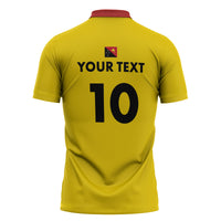 Papua New Guinea Rugby Custom Zipper Polo Shirt Six Seven Five to The World - Melanesian Pattern LT03 - Polynesian Pride