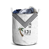 Fijian Rugby Laundry Basket Six Seven Nine to The World - Tapa Pattern