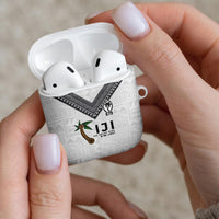 Fijian Rugby AirPods Case Six Seven Nine to The World - Tapa Pattern