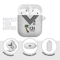 Fijian Rugby AirPods Case Six Seven Nine to The World - Tapa Pattern