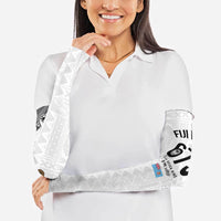 Fijian Rugby Arm Sleeves Six Seven Nine to The World - Tapa Pattern