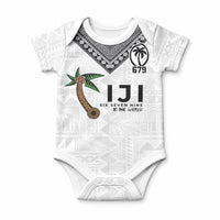 Fijian Rugby Baby Onesie Six Seven Nine to The World - Tapa Pattern