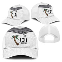 Fijian Rugby Baseball Net Cap Six Seven Nine to The World - Tapa Pattern