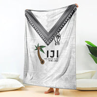 Fijian Rugby Blanket Six Seven Nine to The World - Tapa Pattern