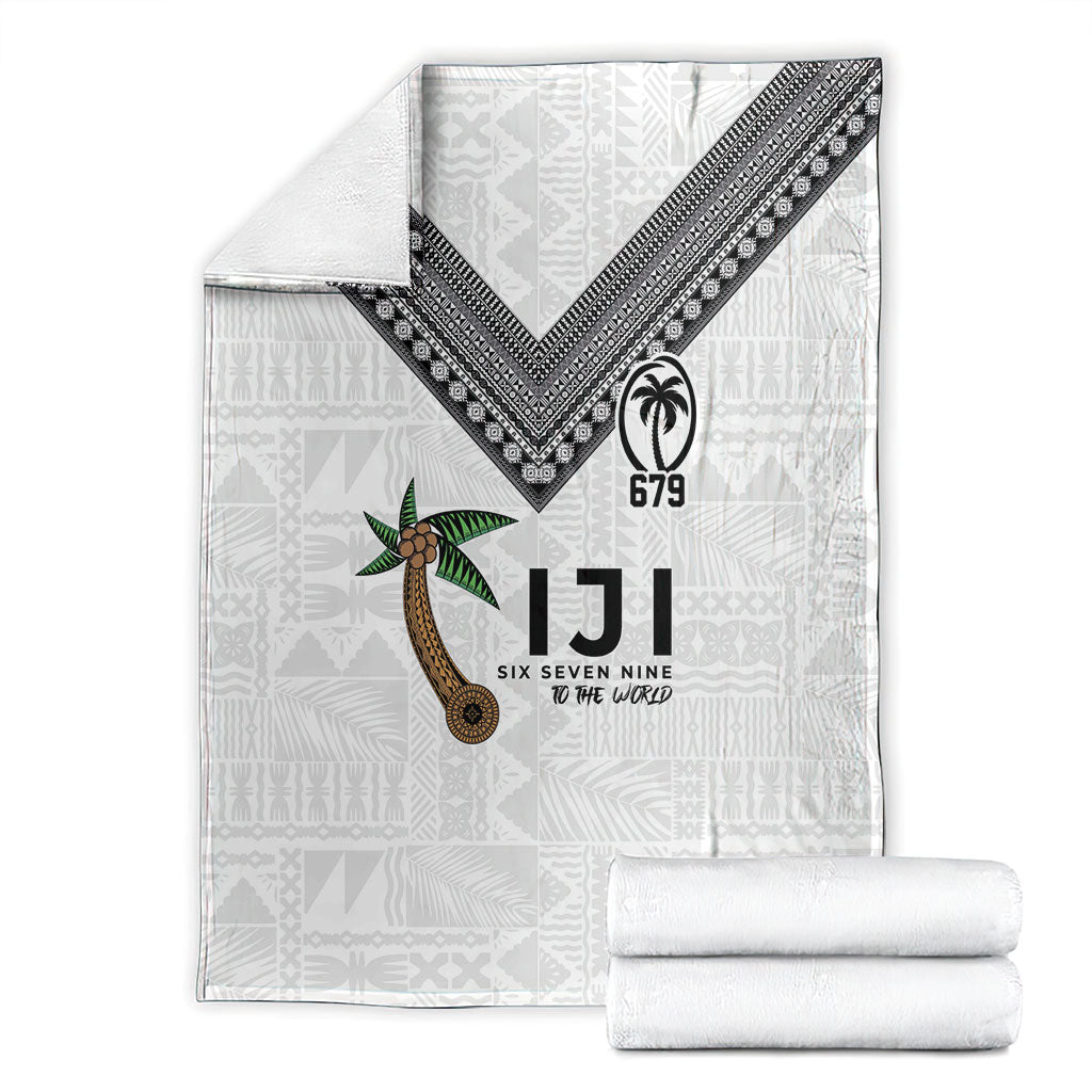 Fijian Rugby Blanket Six Seven Nine to The World - Tapa Pattern