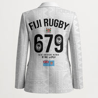 Fijian Rugby Blazer Six Seven Nine to The World - Tapa Pattern