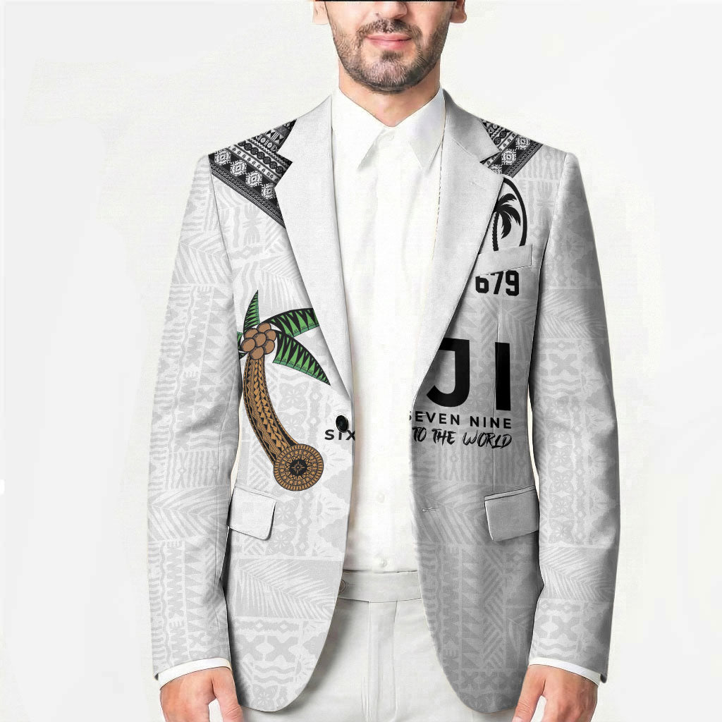 Fijian Rugby Blazer Six Seven Nine to The World - Tapa Pattern