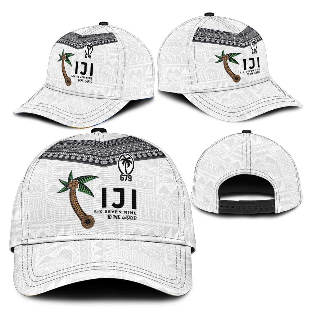 Fijian Rugby Classic Cap Six Seven Nine to The World - Tapa Pattern